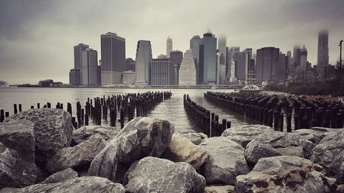 City skyline against sky