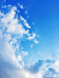 Low angle view of clouds in sky