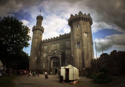 View of historic building against cloudy sky