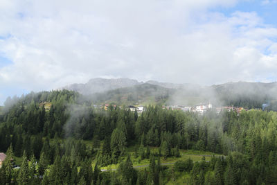 Panoramic view of landscape against sky