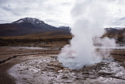 The el tatio geyser field, chile