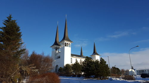 Built structure against blue sky