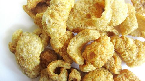 Close-up of fried snack