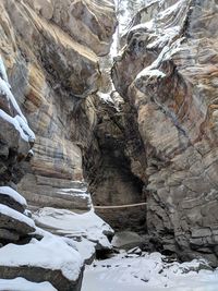 Scenic view of cave