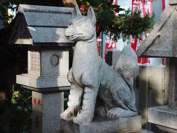 Statue in cemetery