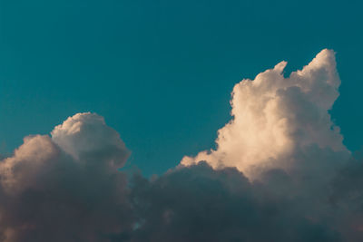 Low angle view of clouds in sky