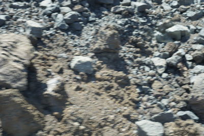 Full frame shot of rocks on beach