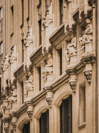 Low angle view of historic building