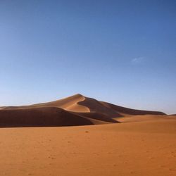 Scenic view of desert