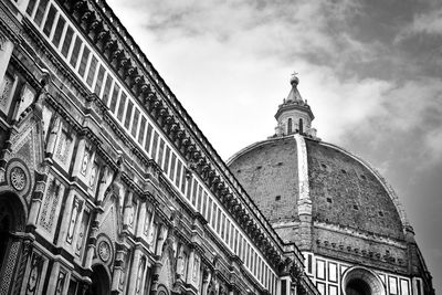 Low angle view of building against sky