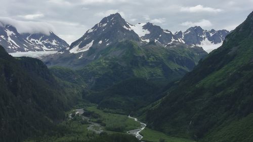 Scenic view of mountains