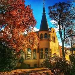 Low angle view of church