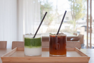 Close-up of drink on table