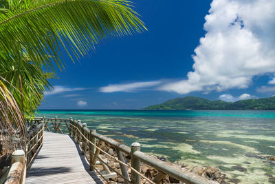 Jetty on the seychelles