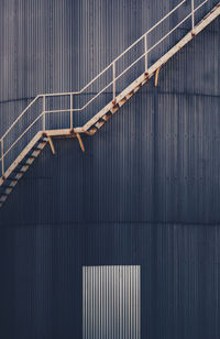 Staircase against wall