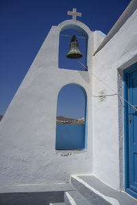 Low angle view of building against clear sky