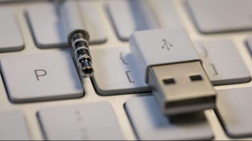 Close-up of computer keyboard