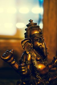 Close-up of buddha statue