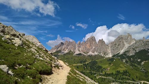 Panoramic view of landscape against sky