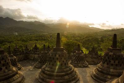 Temple against sky