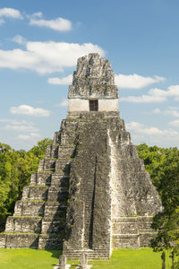 Stone structure against sky