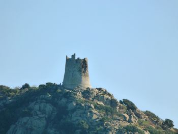 Low angle view of historic building against sky