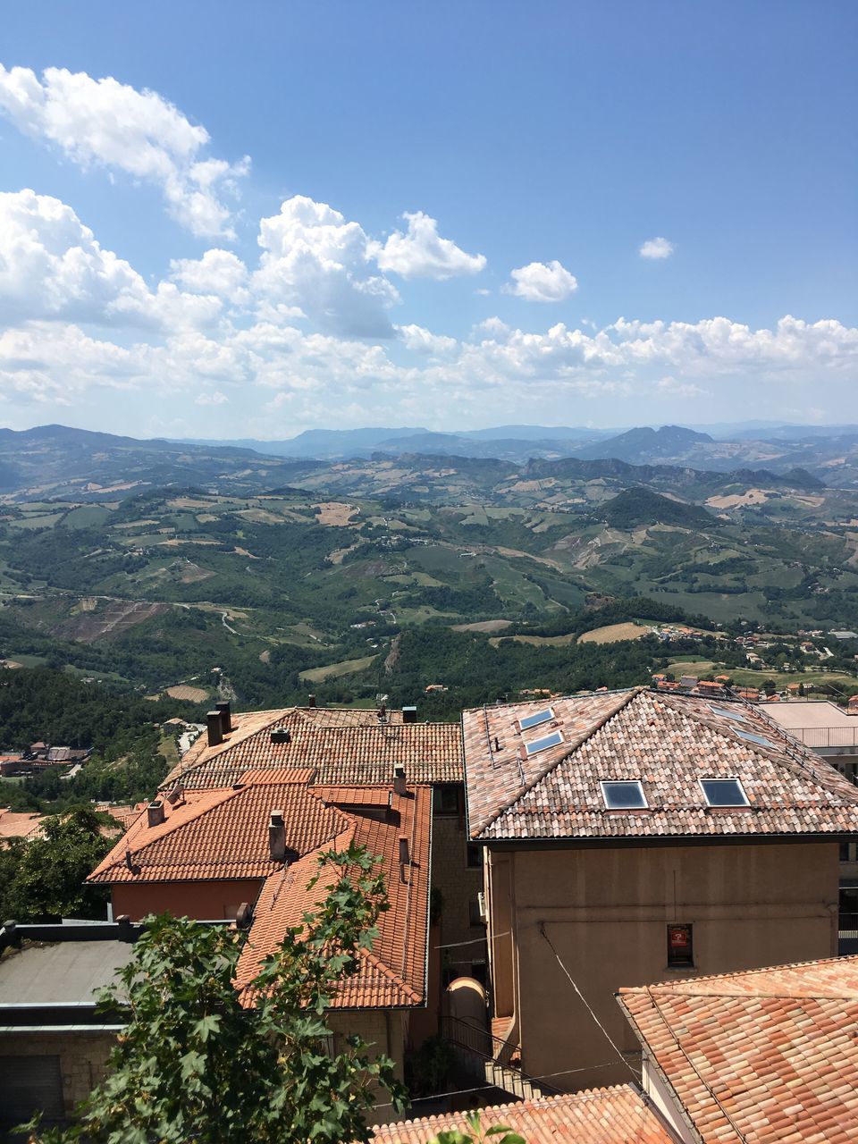 HIGH ANGLE VIEW OF TOWNSCAPE