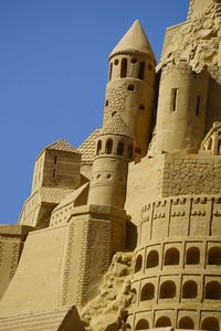 Low angle view of historical building