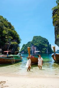 People on beach