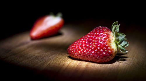 Close-up of strawberries