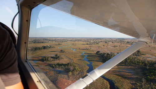 Scenic flight okavango delta