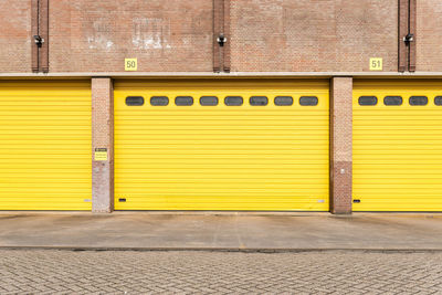 Multi colored yellow wall