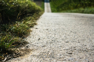 Close-up view of road