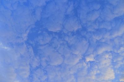 Low angle view of cloudy sky