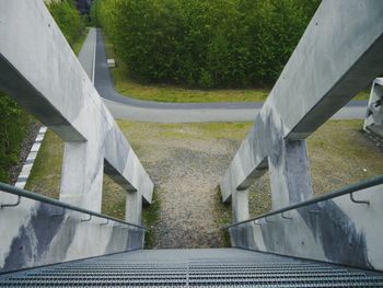 Close-up of bridge