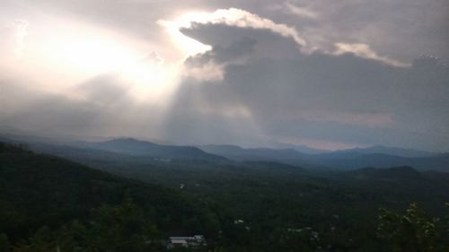 Scenic view of landscape against sky