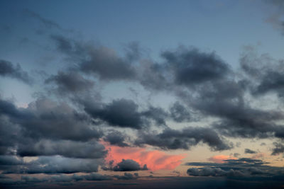Scenic view of dramatic sky