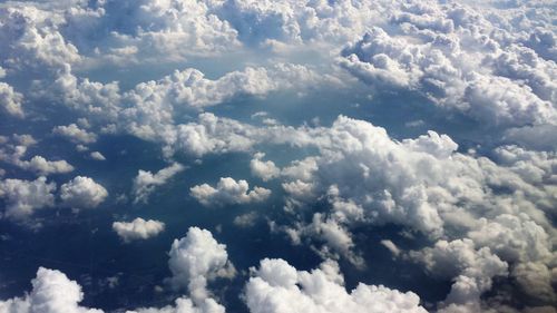 Full frame shot of clouds in sky