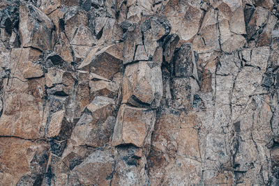 Full frame shot of rock on wall