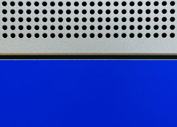 Detail shot of metallic wall