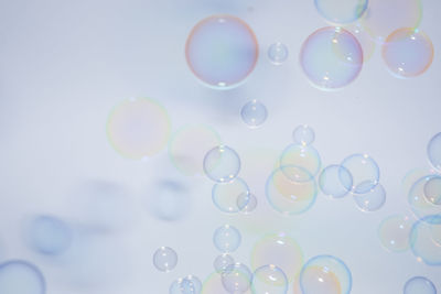 Close-up of bubbles