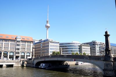 View of buildings against cloudy sky