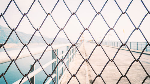 Chainlink fence. wire fence. metal net. wire mesh. metal grater grille background.