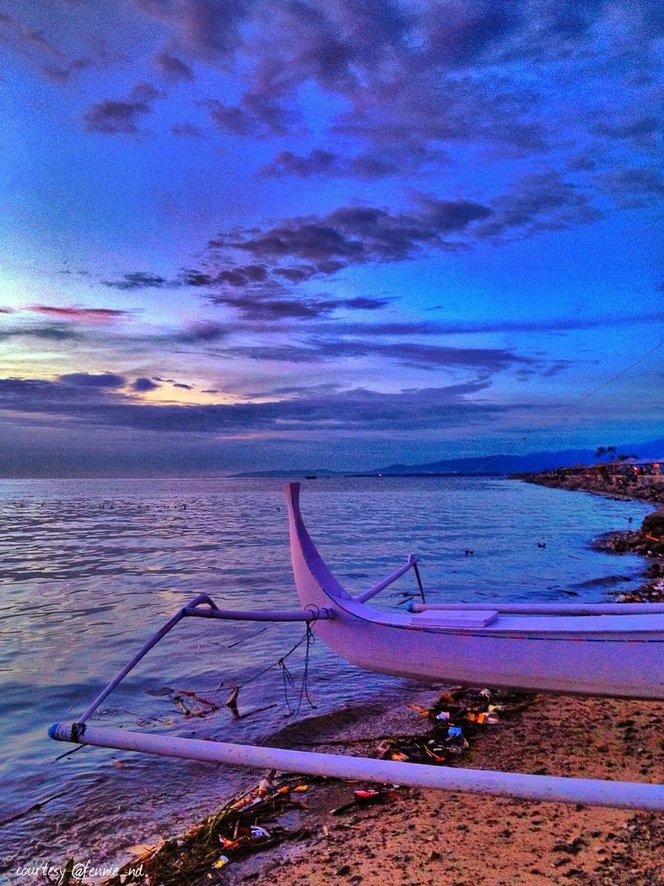 sea, water, transportation, mode of transport, nautical vessel, sky, beach, boat, tranquility, horizon over water, tranquil scene, scenics, blue, shore, beauty in nature, moored, nature, sand, cloud - sky, cloud