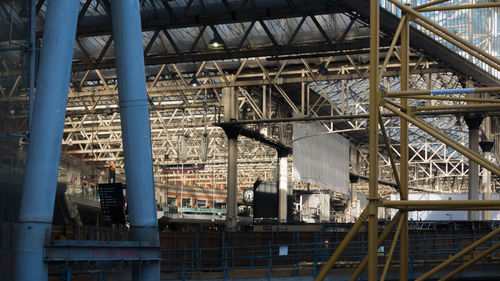 Low angle view of industrial building