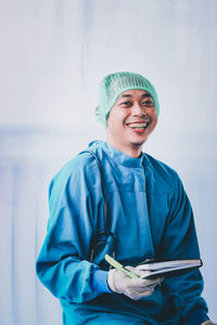 Portrait of a smiling young man