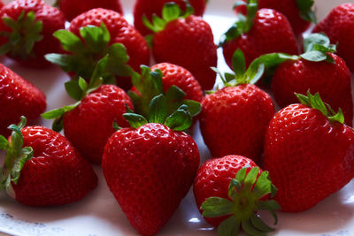 Close-up of strawberries