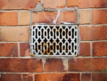 Close-up of brick wall