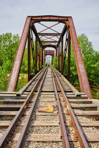 Low angle view of bridge against sky