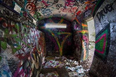 Graffiti on wall